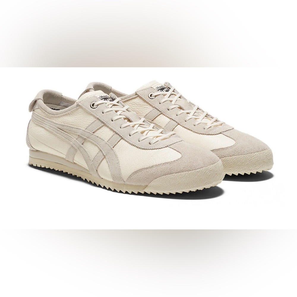 Onitsuka Tiger by Asics Cream Sneakers (check shoe dimension pict vs actual)